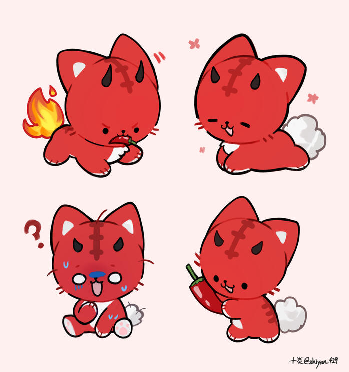 辣椒貓咪 Custom Fanmascot